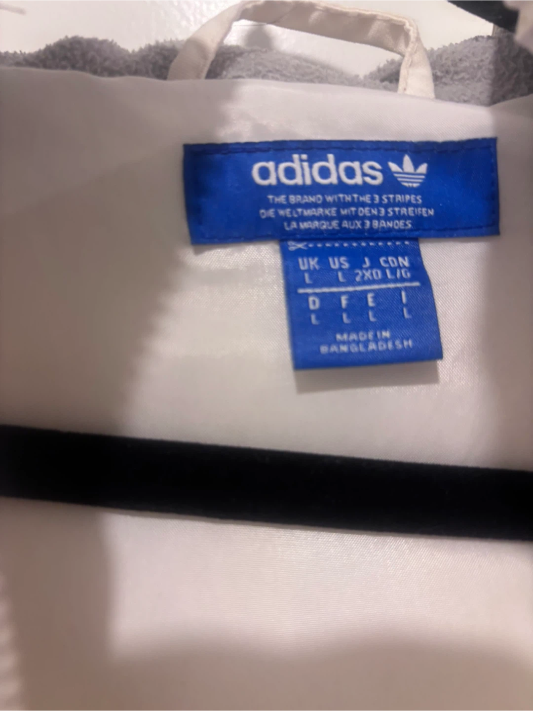Adidas Hooded Jacket - Size L - photo 3