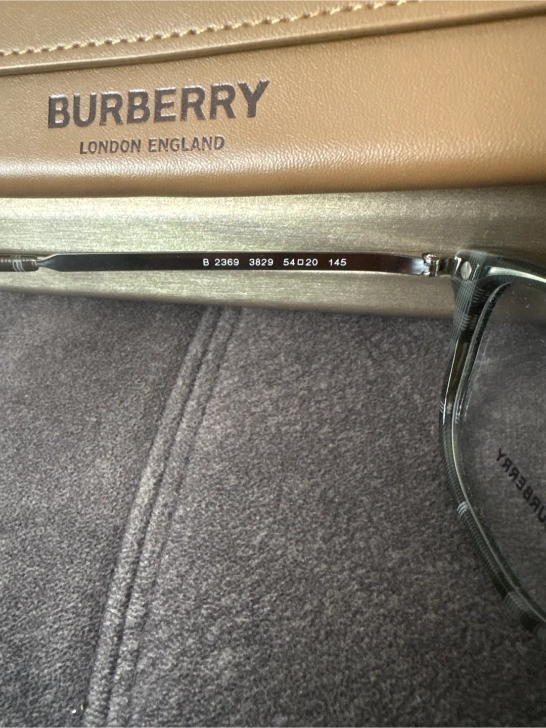 Burberry Eyeglasses B 2369 3829 54020 145 with Case image indicator(4)