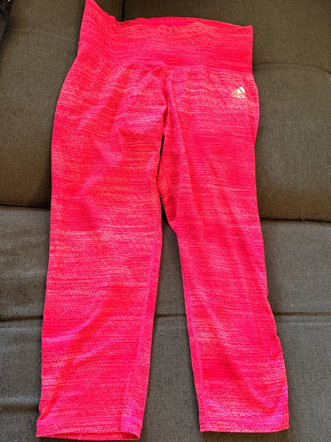 Adidas Climalite High-Rise Pink Leggings - Size S thumbnail