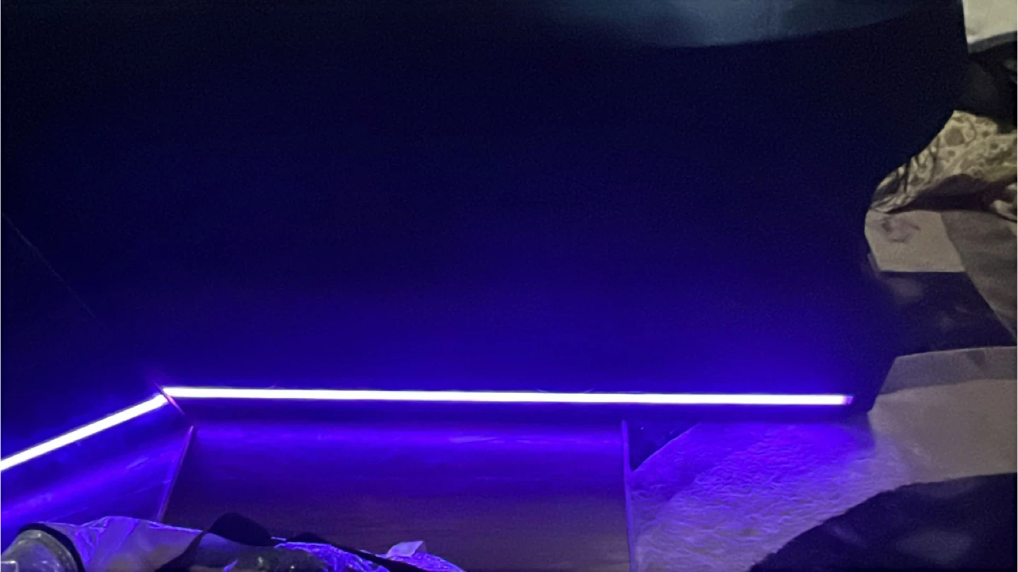 Queen Bed Frame with LED Light - photo 2