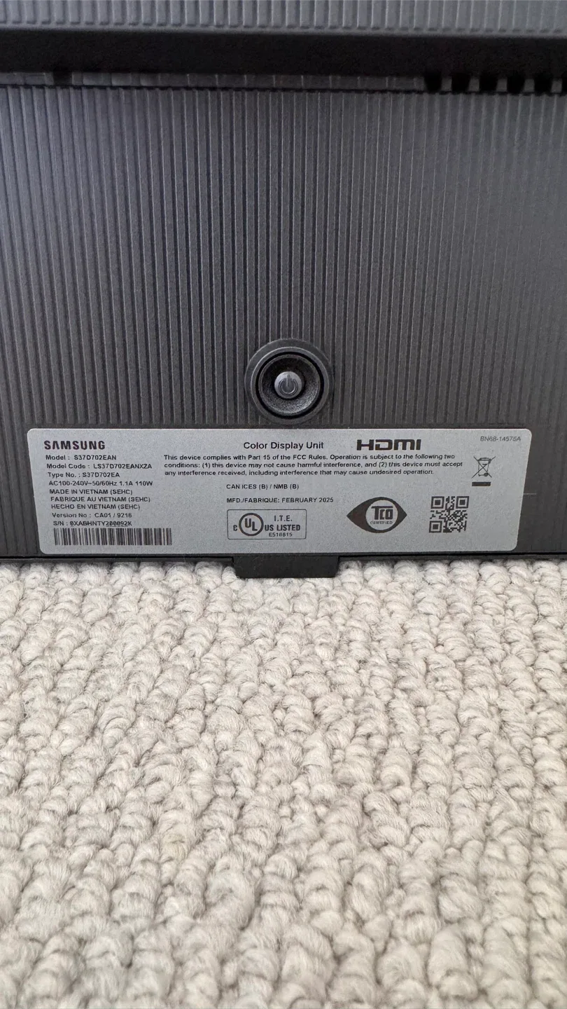 Samsung ViewFinity S7 27" Monitor image indicator(3)