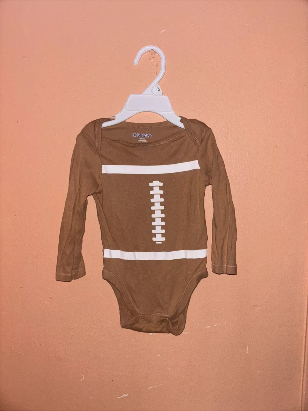 Old Navy Football Onesie, 6-12 Months thumbnail