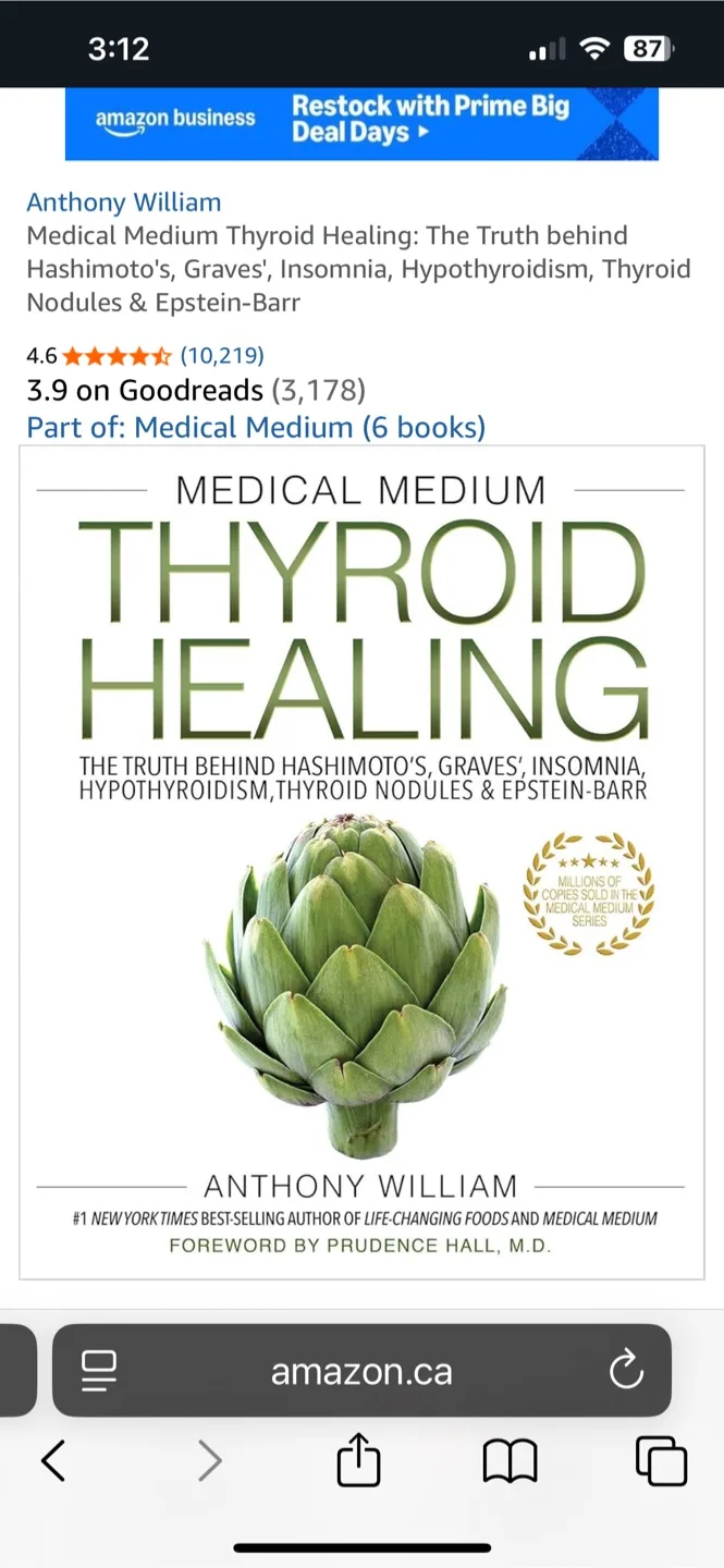 Medical Medium Thyroid Healing by Anthony William