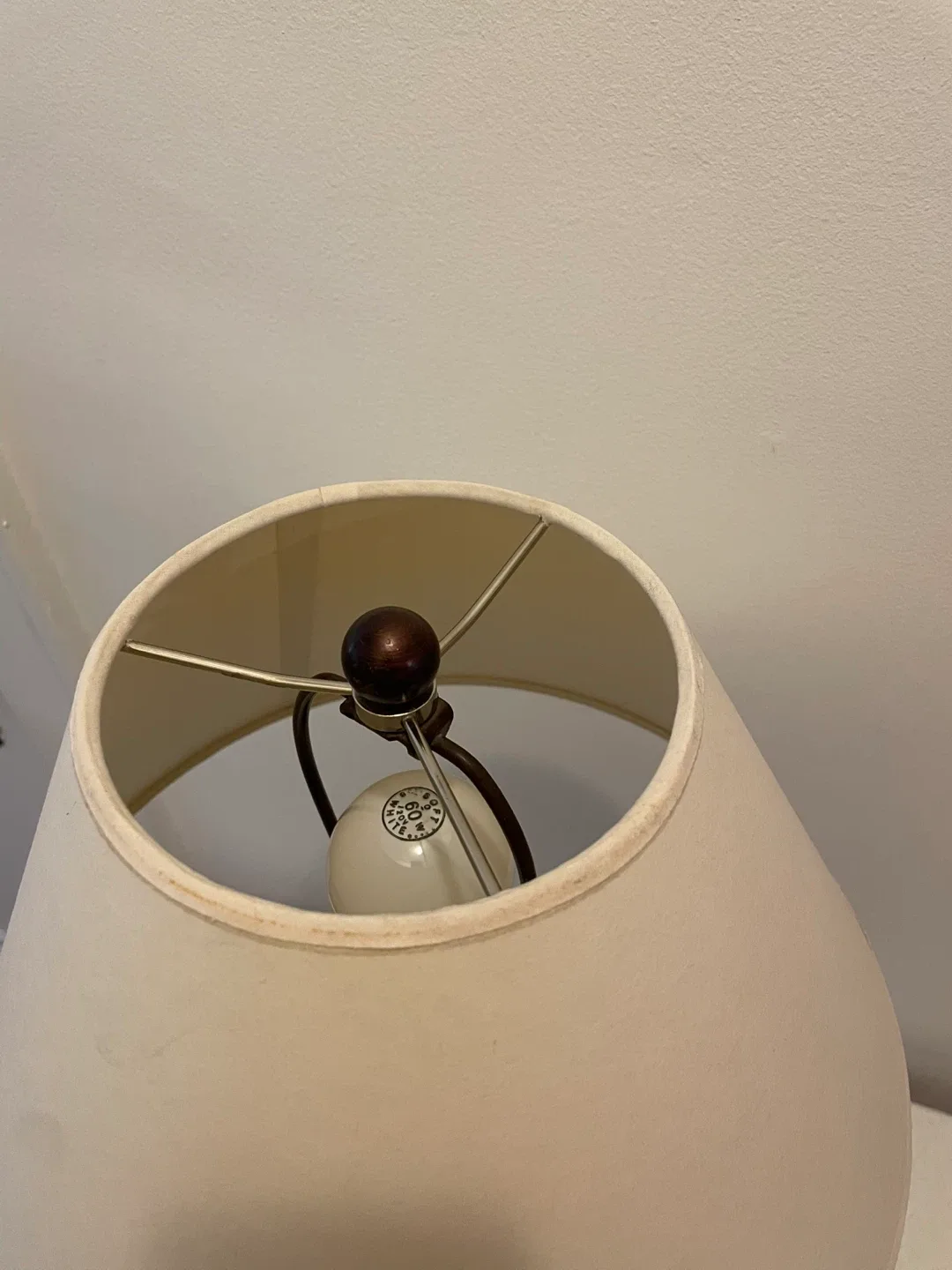 Table Lamp with Beige Shade image indicator(3)