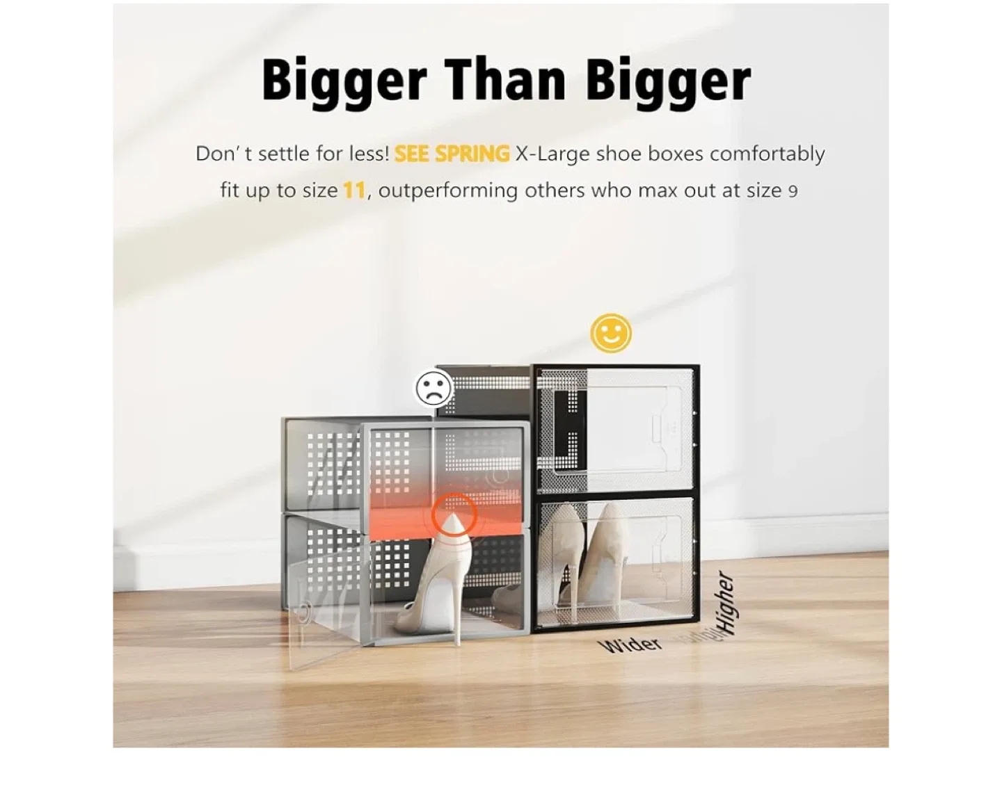 X-Large Shoe Boxes - Fits up to US 11 image indicator(3)