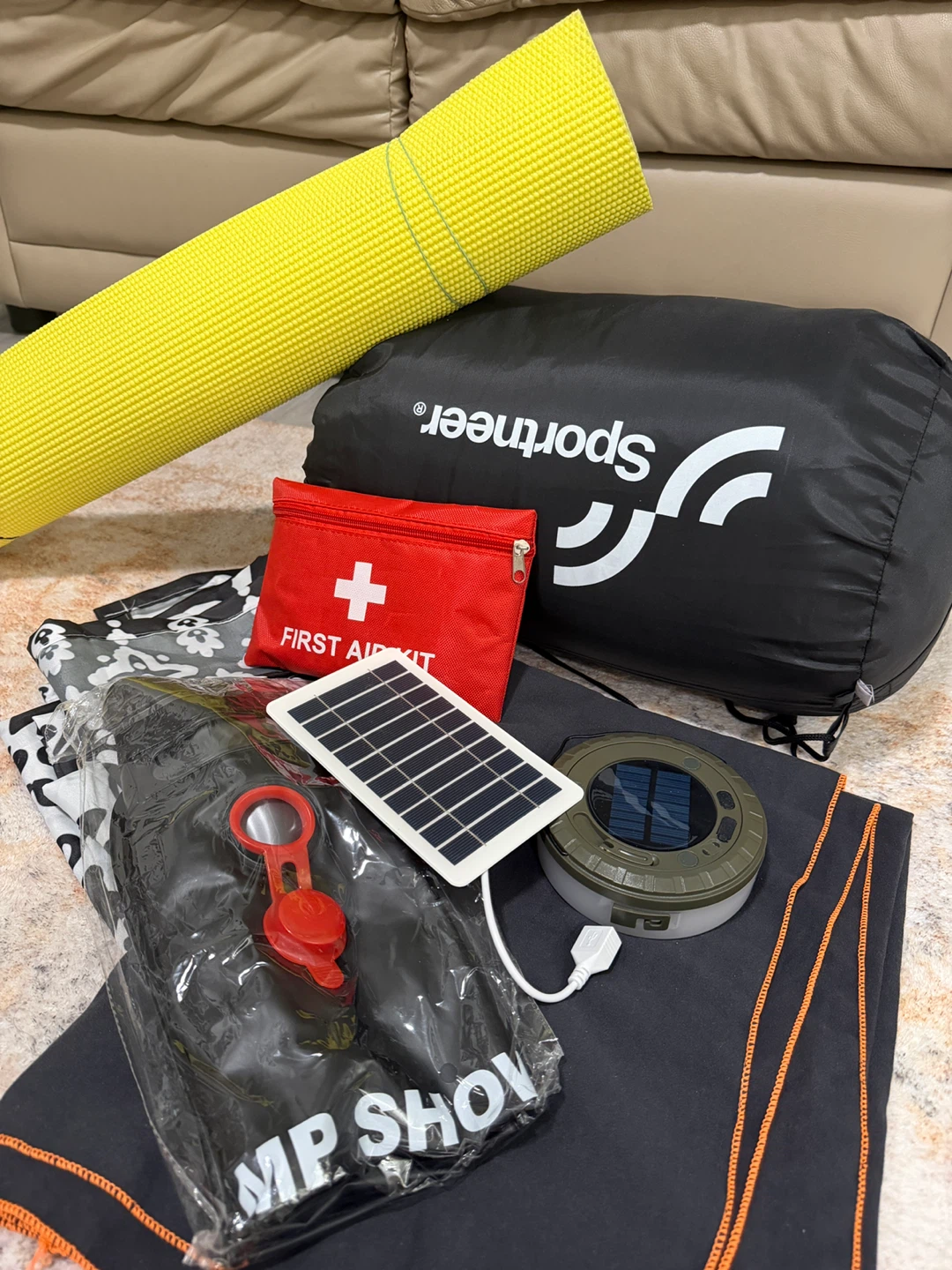 Camping Gear Bundle: First Aid, Sleeping Bag & More!