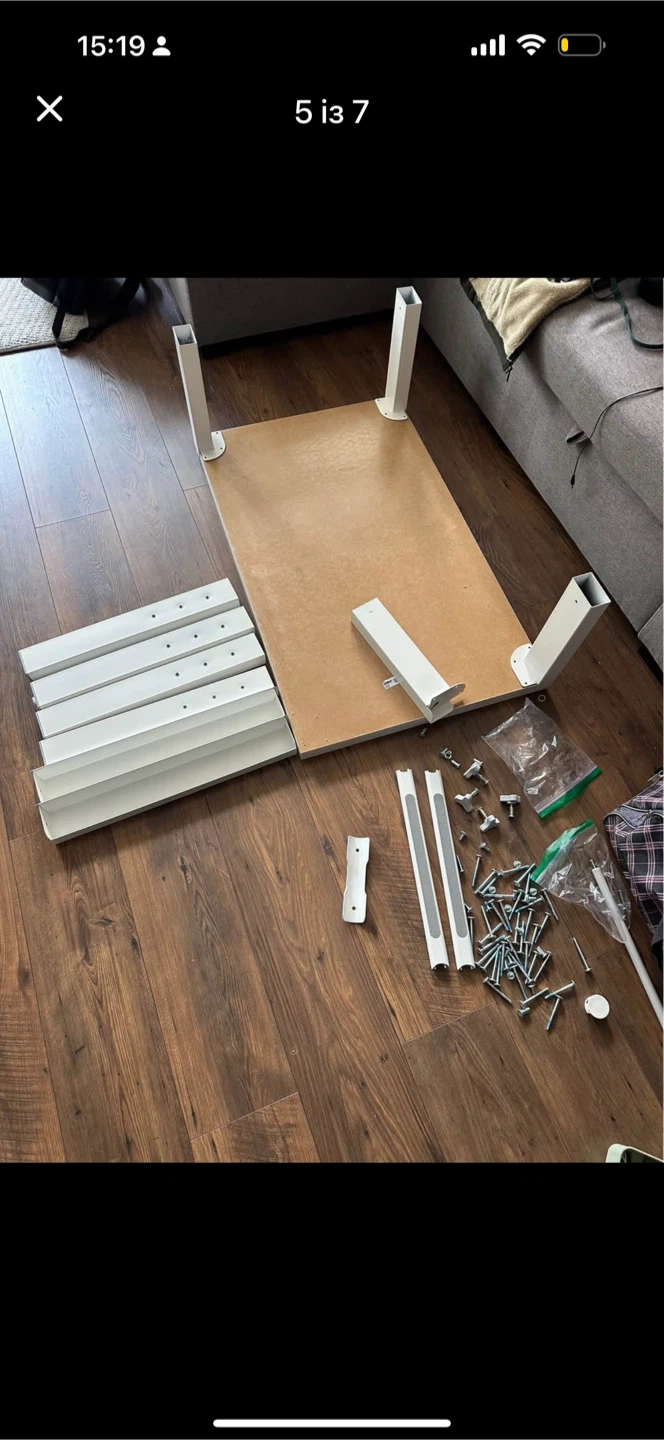 IKEA PÅHL White Desk 96x58cm - photo 4