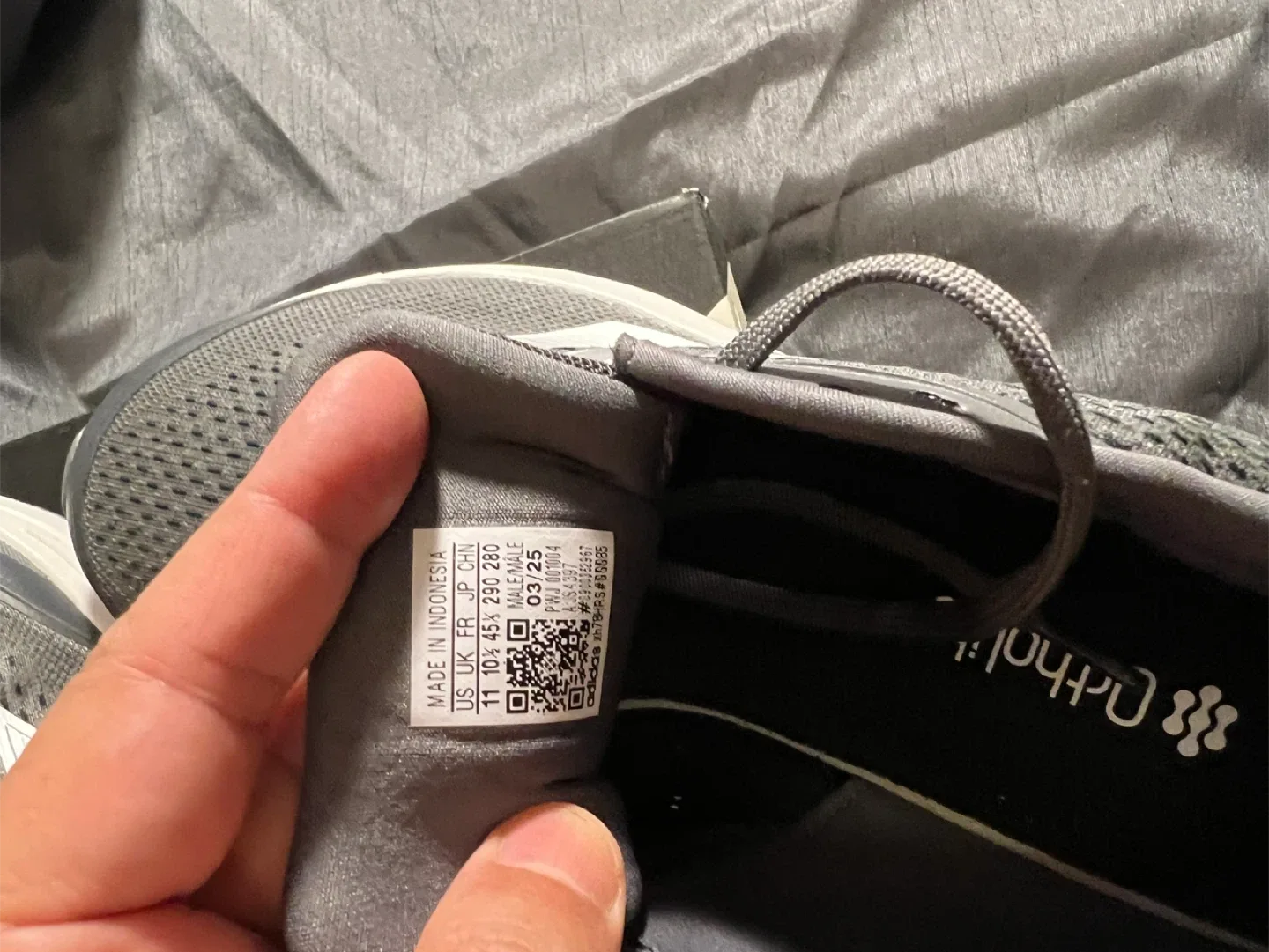 Adidas Lightmotion Grey/Red Running Shoes image indicator(7)