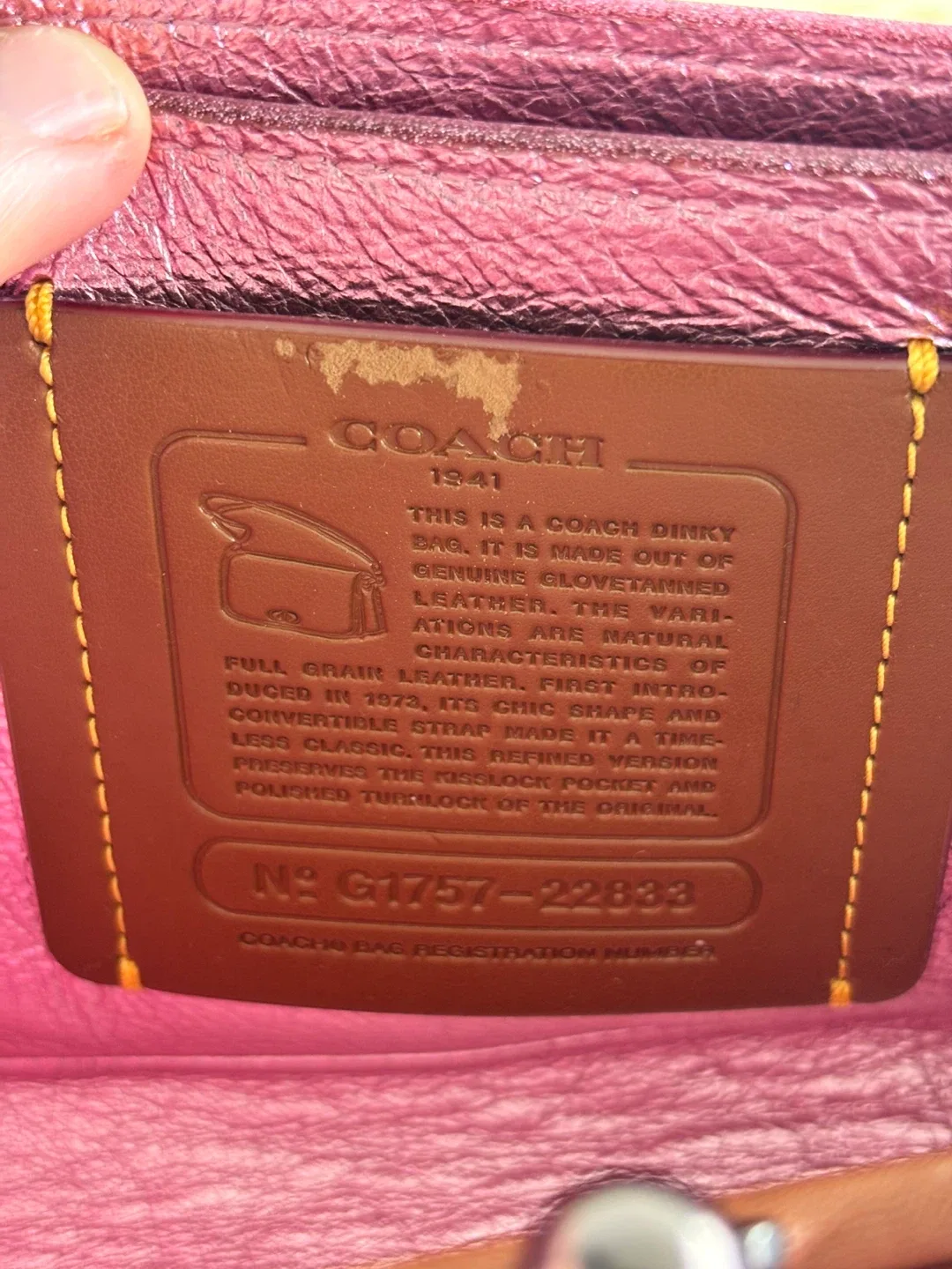 Coach Leather Crossbody Bag image indicator(8)