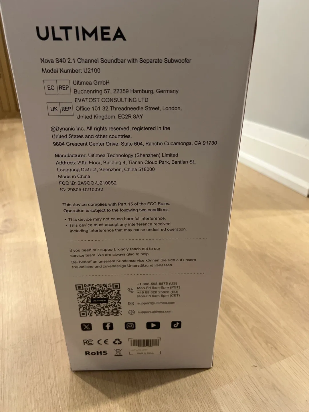 ULTIMEA Nova S40 2.1 Channel Soundbar image indicator(2)