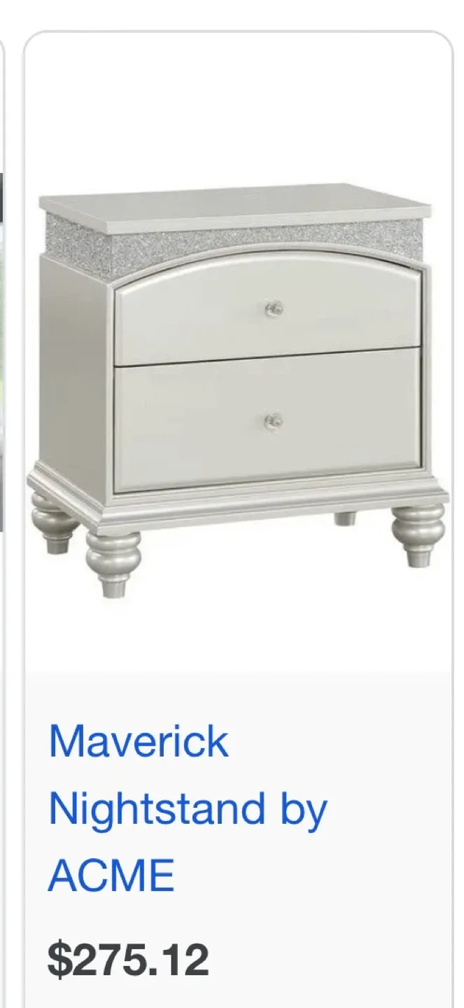 Acme Furniture Maverick Platinum Dresser and Mirror image indicator(3)