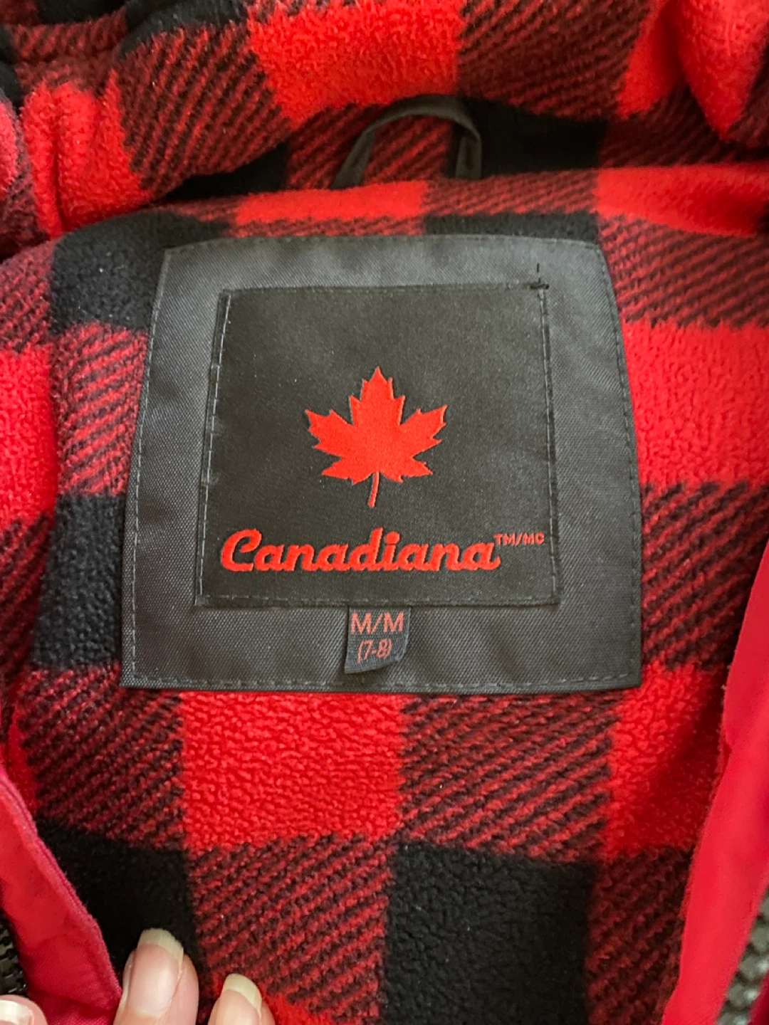 Canadiana Kids' Winter Jacket - Size M (7-8) - photo 2