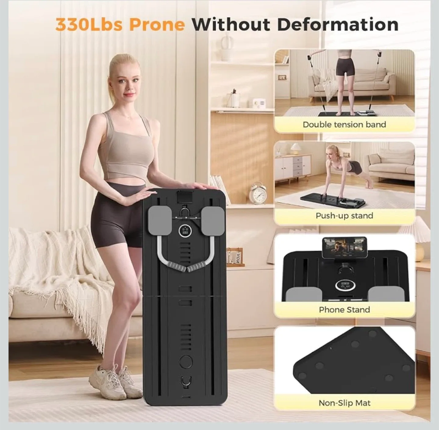 Portable Pilates Reformer Board image indicator(5)