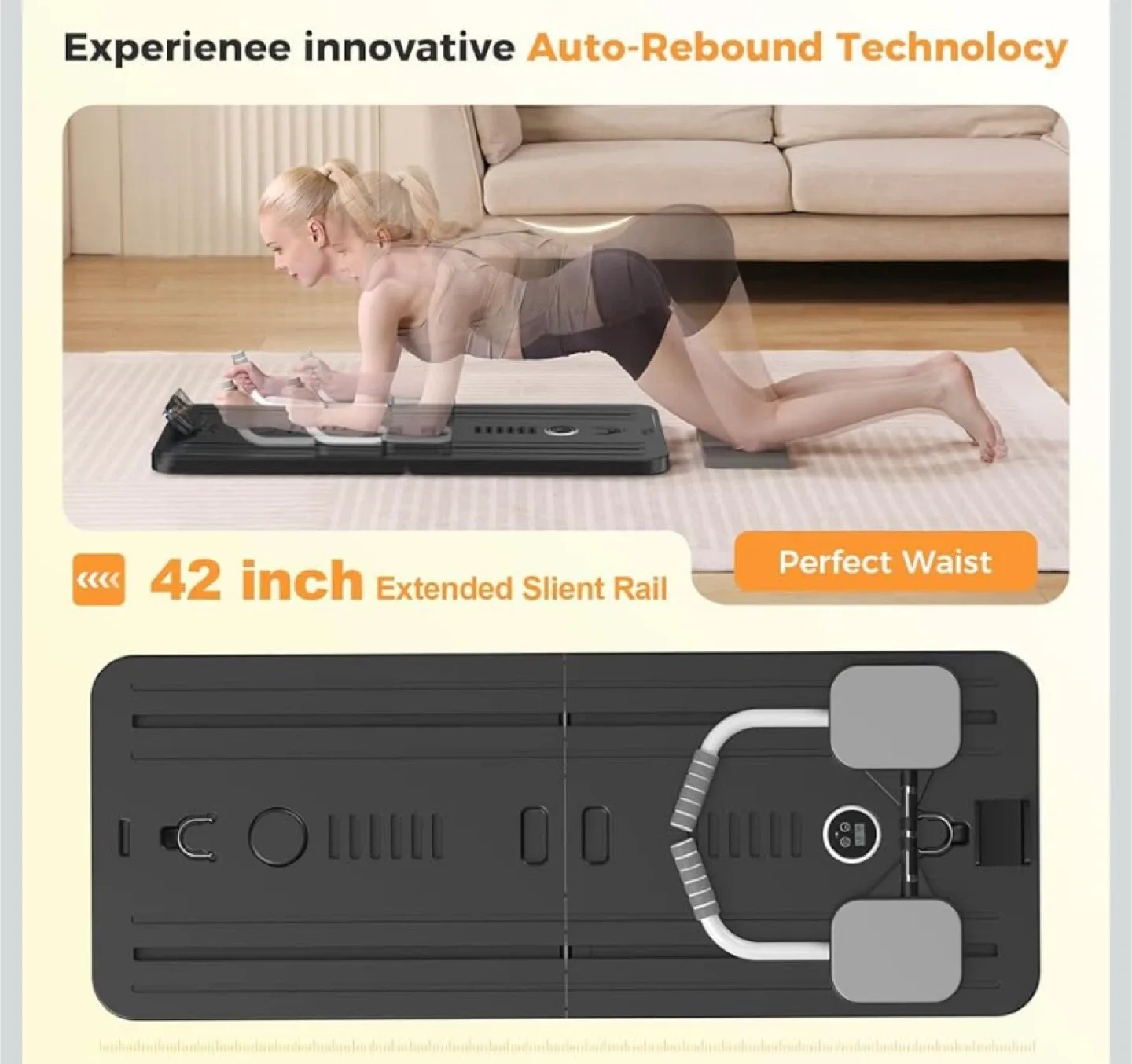 Portable Pilates Reformer Board image indicator(6)