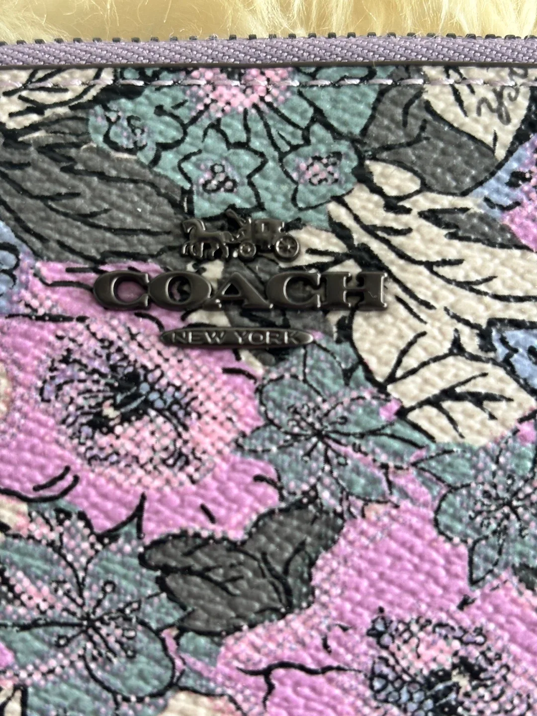 Coach Floral Print Wristlet image indicator(3)