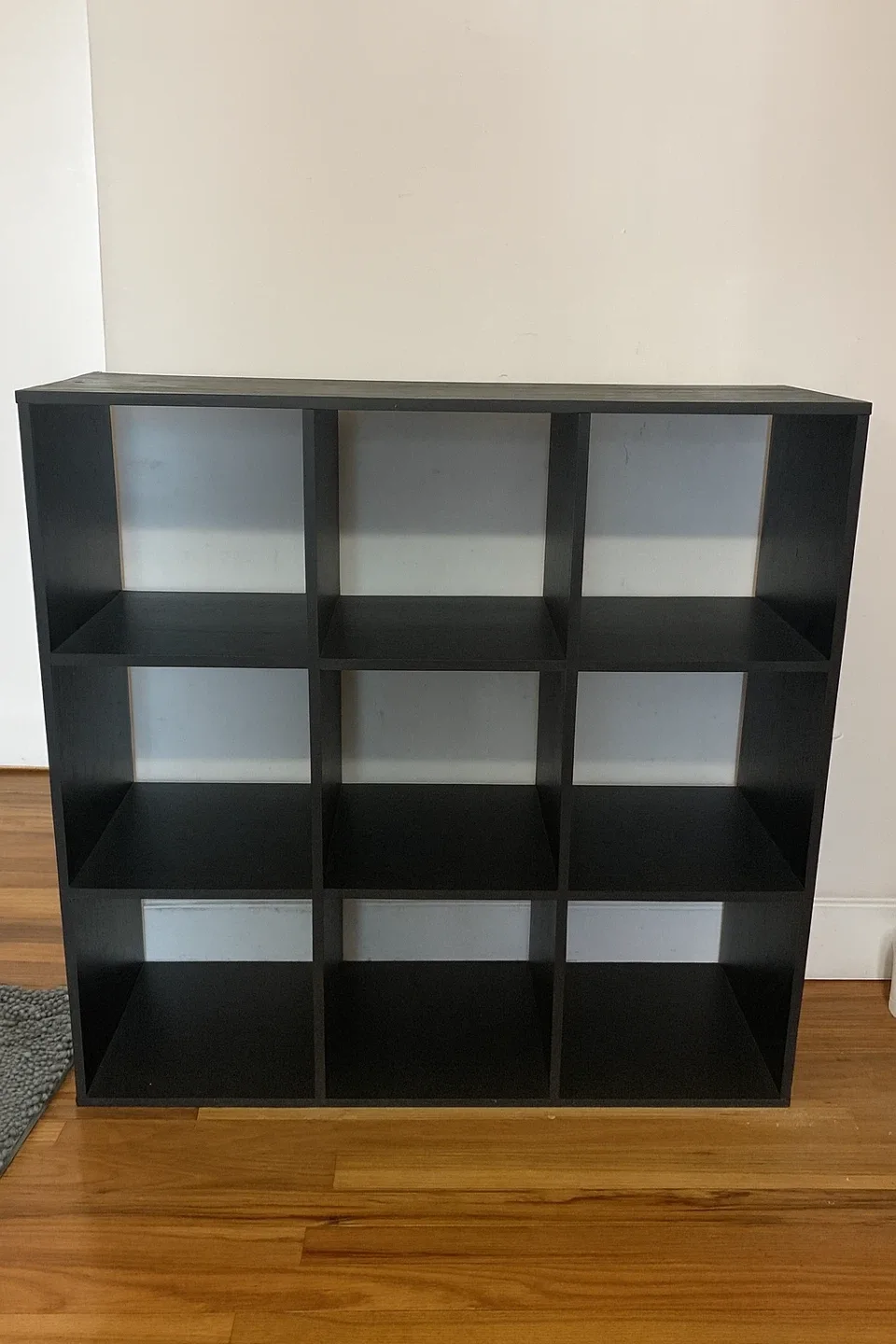 🧡Set of 2 - 9 Cube Organizer Shelf - Black thumbnail