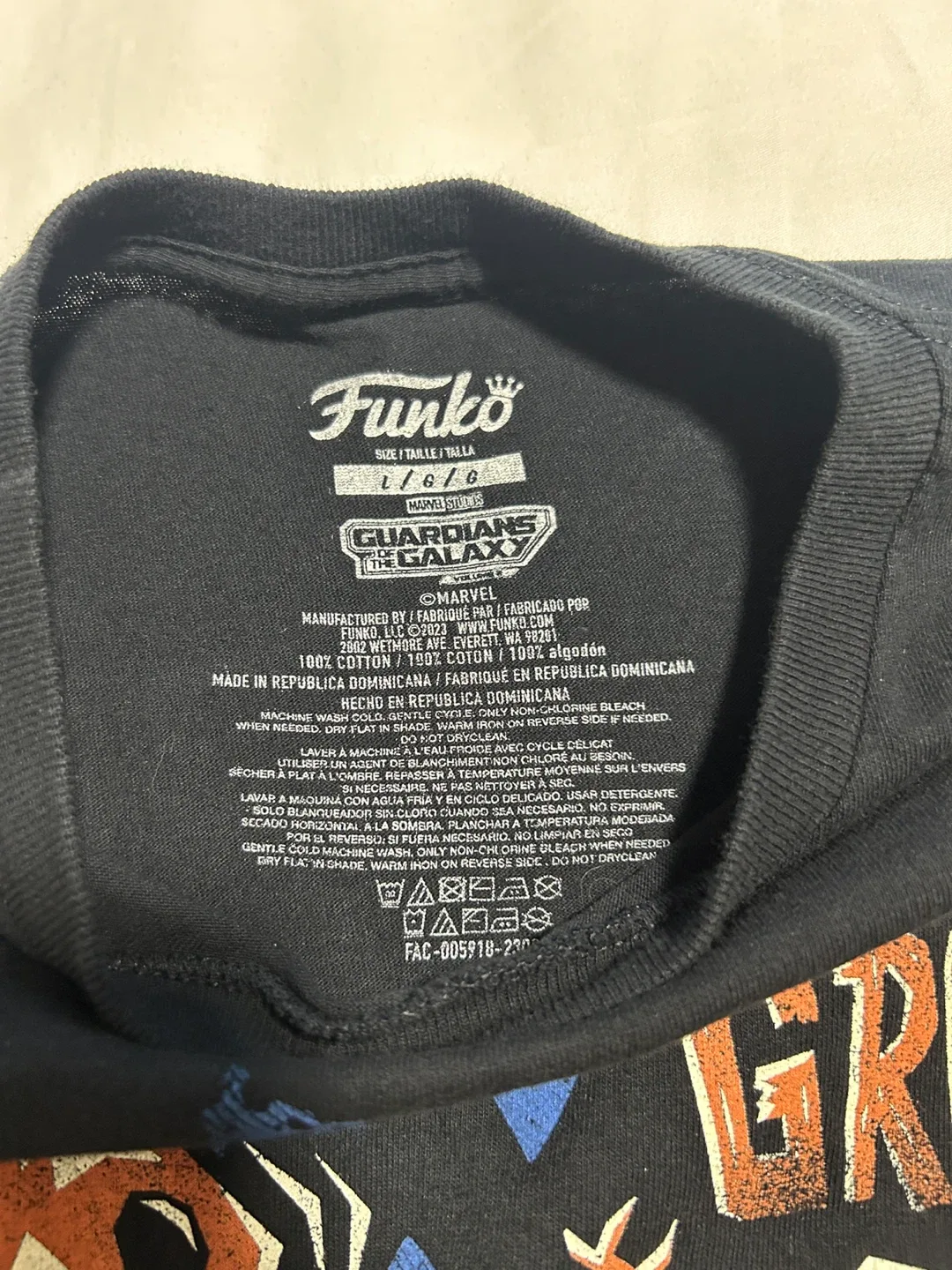 Funko Guardians of the Galaxy T-Shirt Size L image indicator(2)