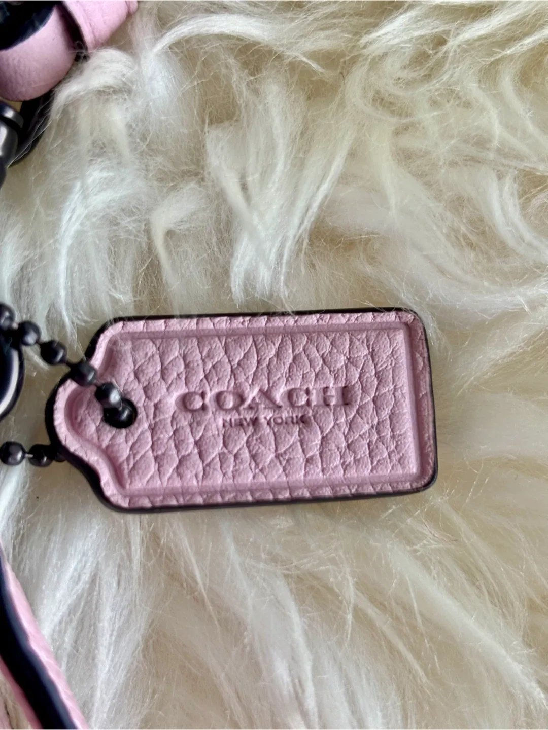 Coach Pink Leather Crossbody Bag image indicator(4)