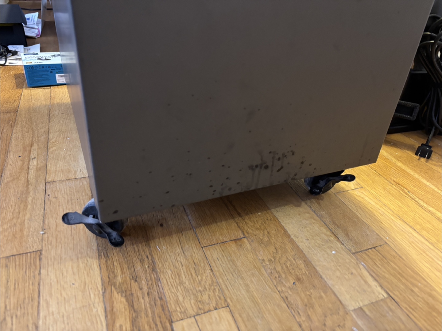 Gray 3-Drawer Rolling File Cabinet - photo 2