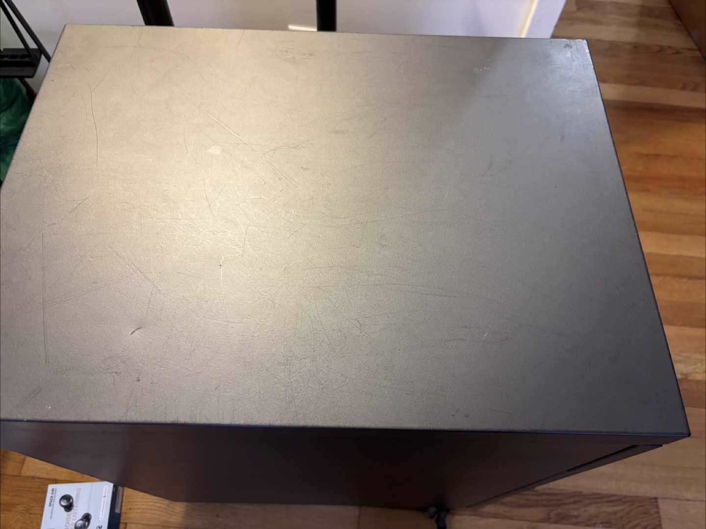 Gray 3-Drawer Rolling File Cabinet - photo 3