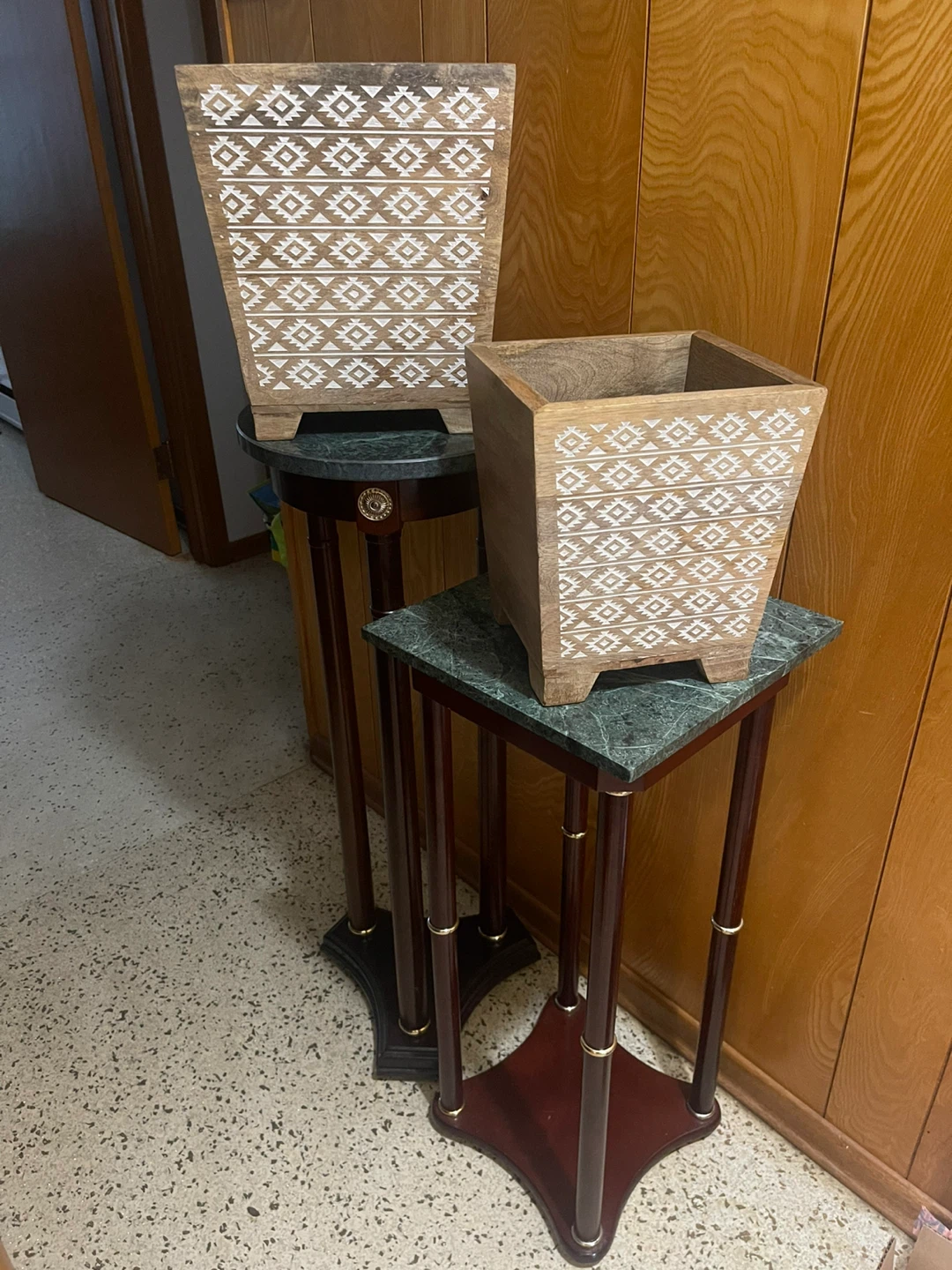 Wooden Planter Box with Stand