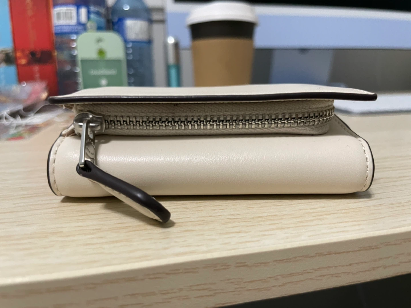 Coach Trifold Wallet - Off White - photo 3