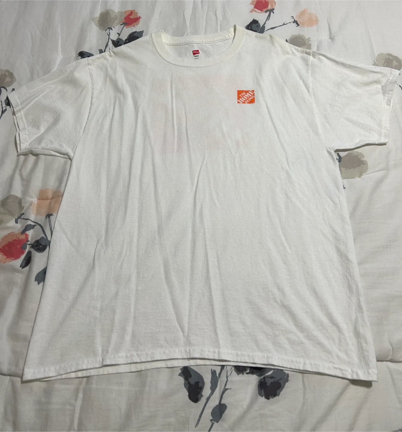 Hanes x Home Depot White T-shirt - Size L thumbnail