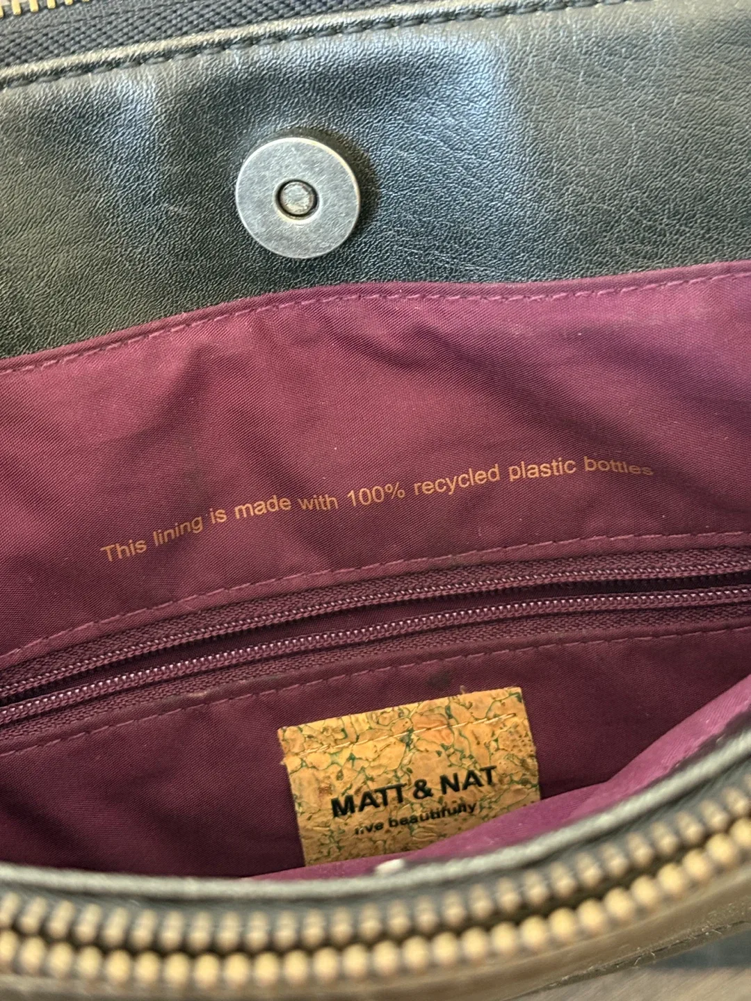 Matt & Nat Black Tote Bag image indicator(3)