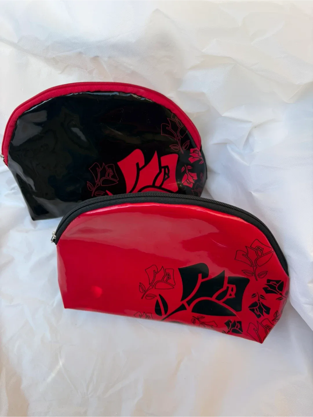 Two Small Zippered Cases - Red / Black Patent ($5 each) image indicator(8)