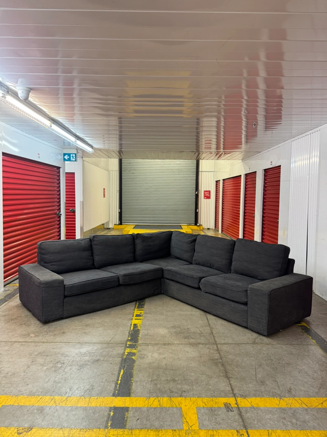 Dark Grey Sectional Sofa