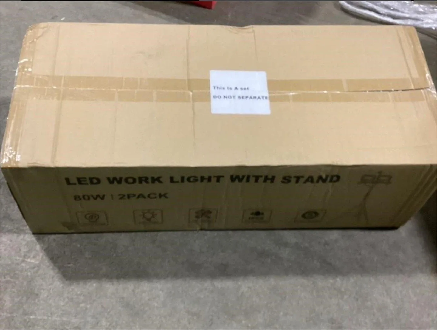 New LED Work Light with Stand 2-Pack 80W image indicator(5)