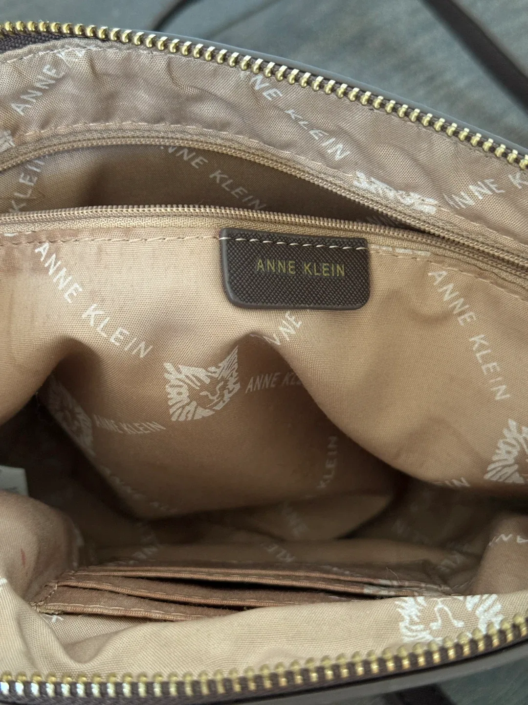 Anne Klein Brown Crossbody Bag image indicator(4)