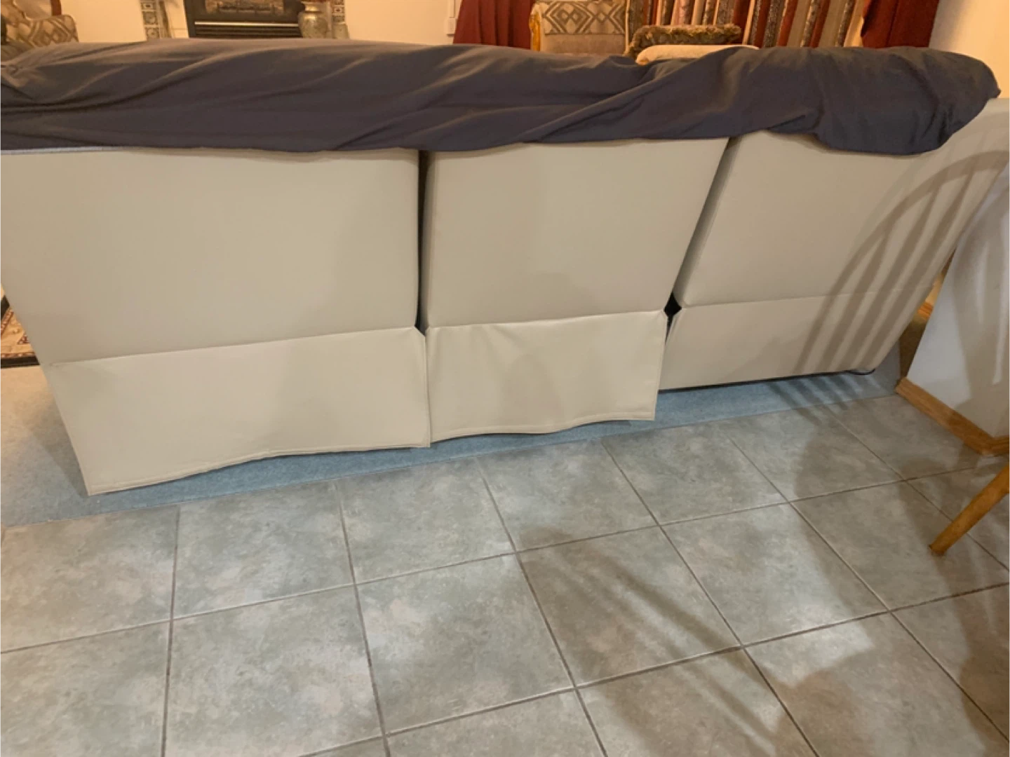 Beige Sofa & Recliner Set free