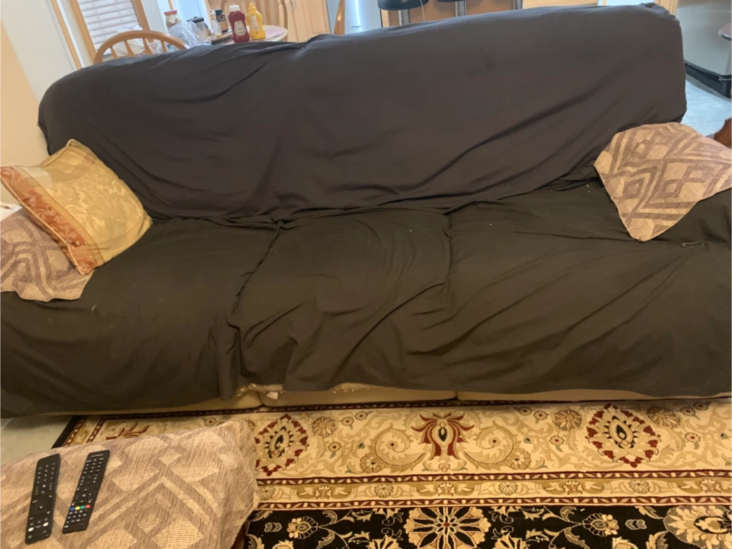 Beige Sofa & Recliner Set free - photo 3