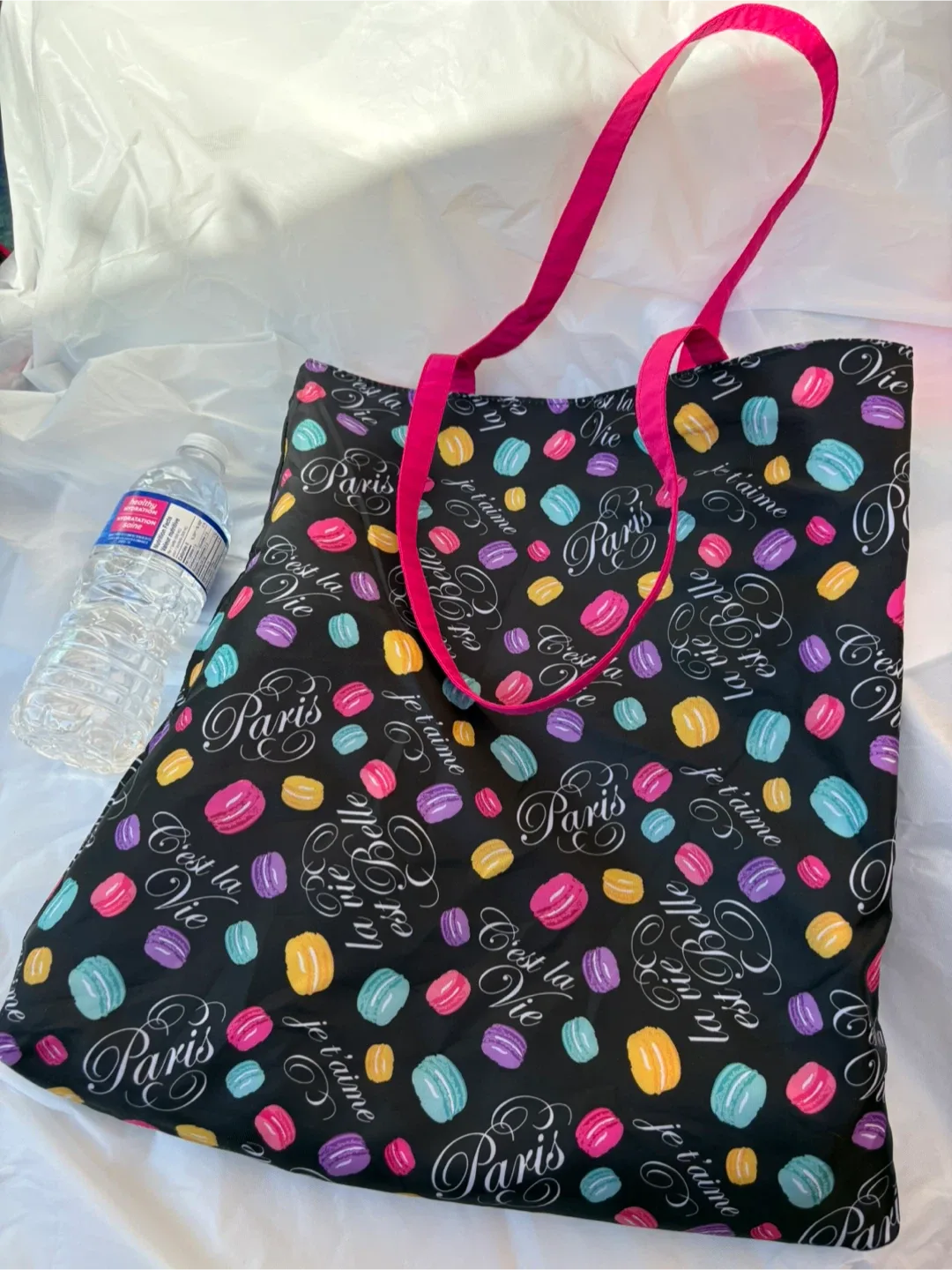 Dual Sided Macaron Tote Bag by Lancôme Paris image indicator(3)