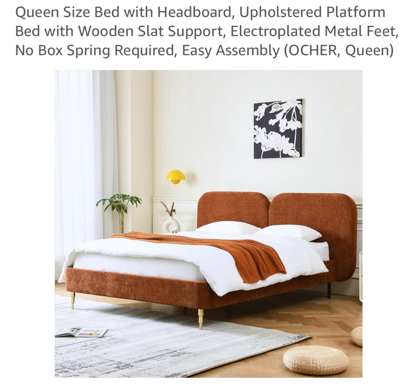 Siena Sleep Queen Mattress & Platform Bed - photo 3