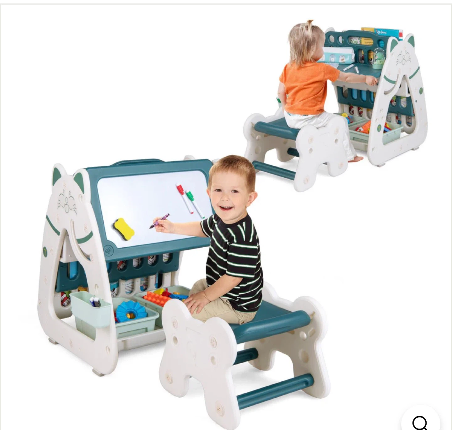 Kids' Easel Parts - White & Teal - photo 3