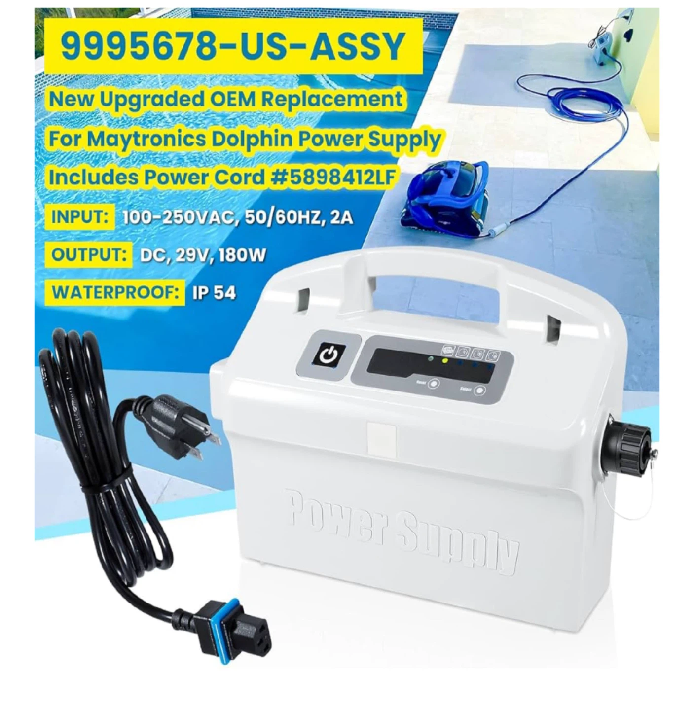 Maytronics Dolphin Power Supply 9995678-HGP