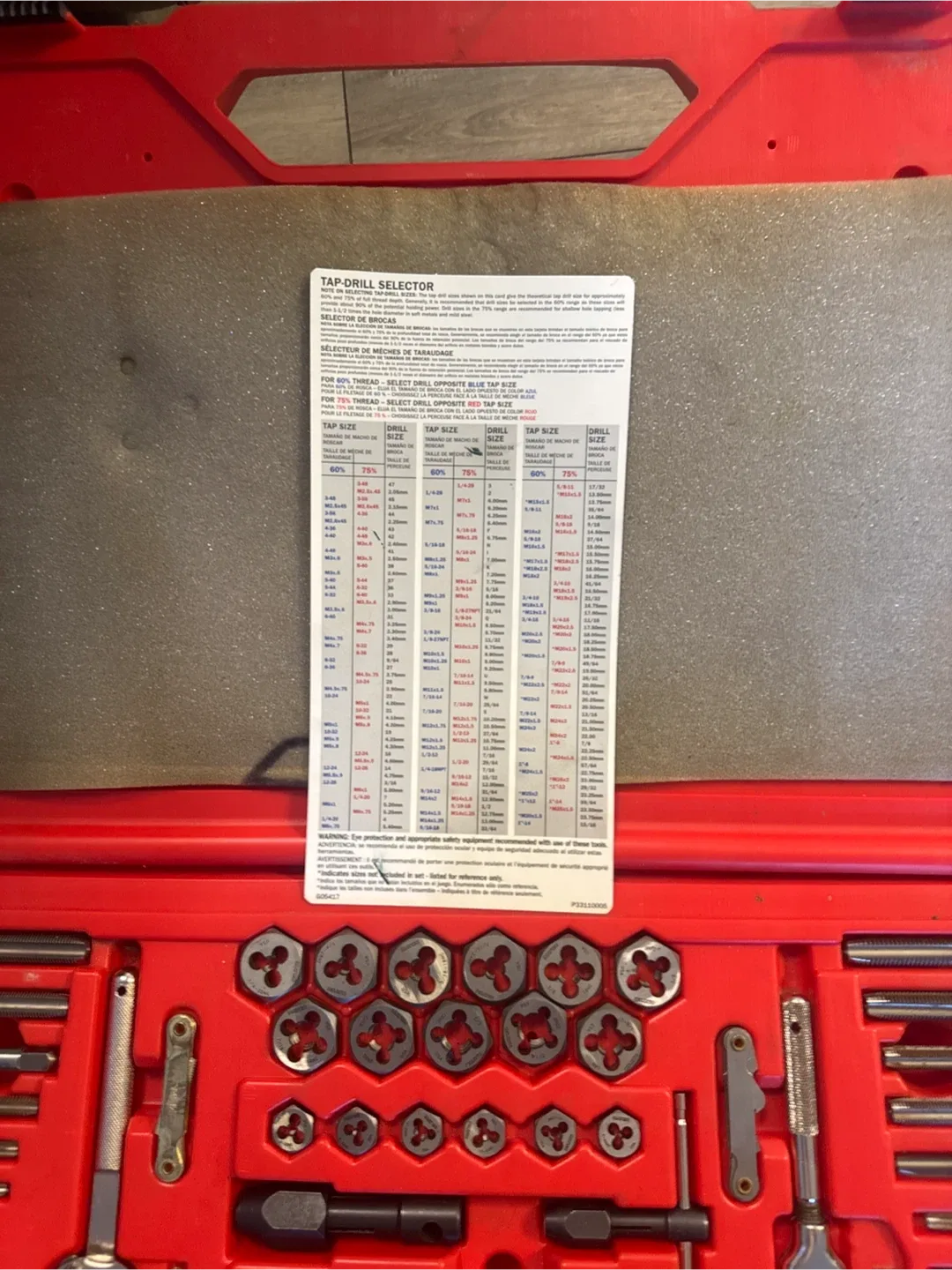 Matco Tools 76-Piece Tap and Die Set image indicator(2)