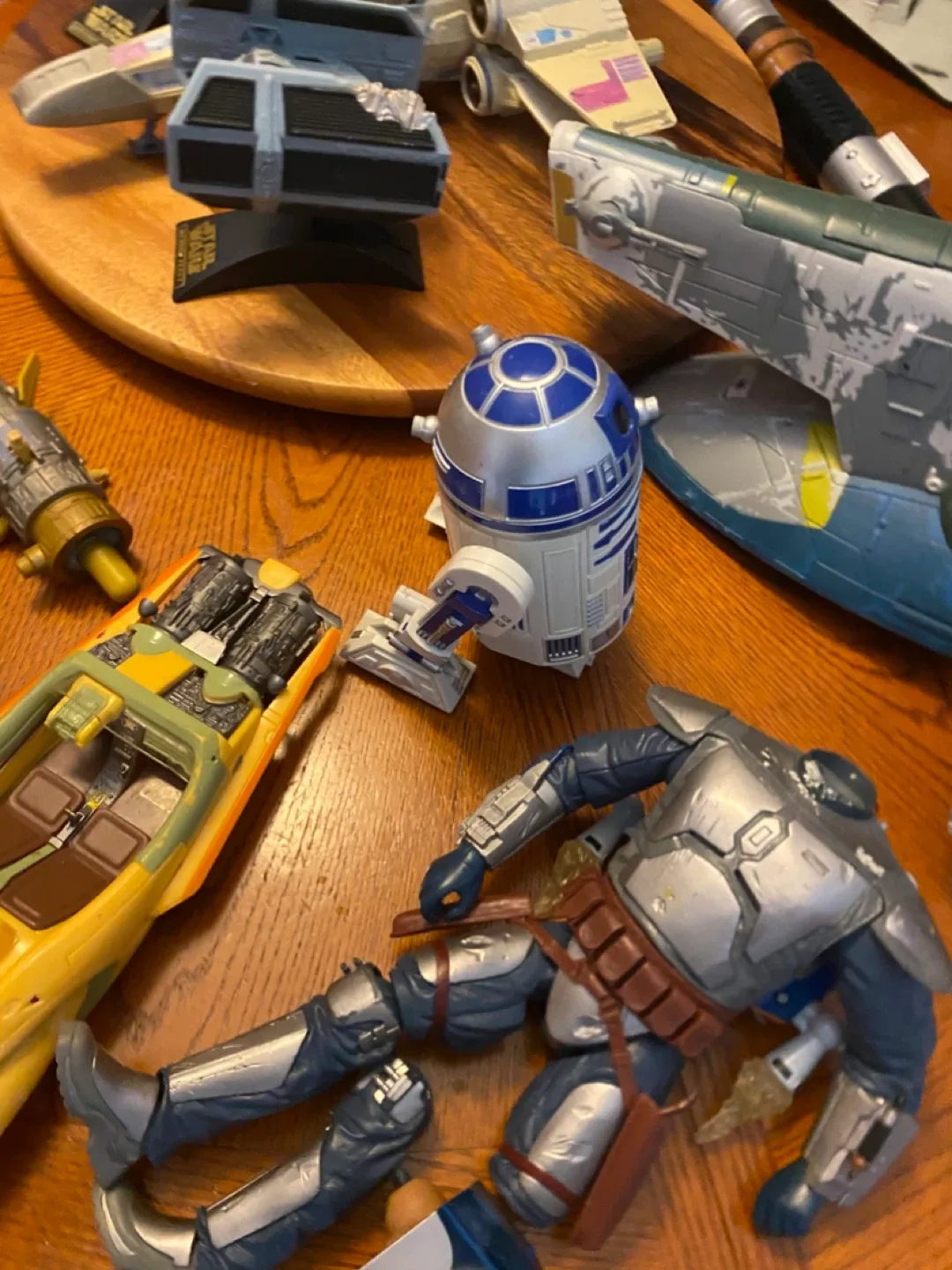 Star Wars Vintage Action Fleet Vehicles & Figures Lot image indicator(8)