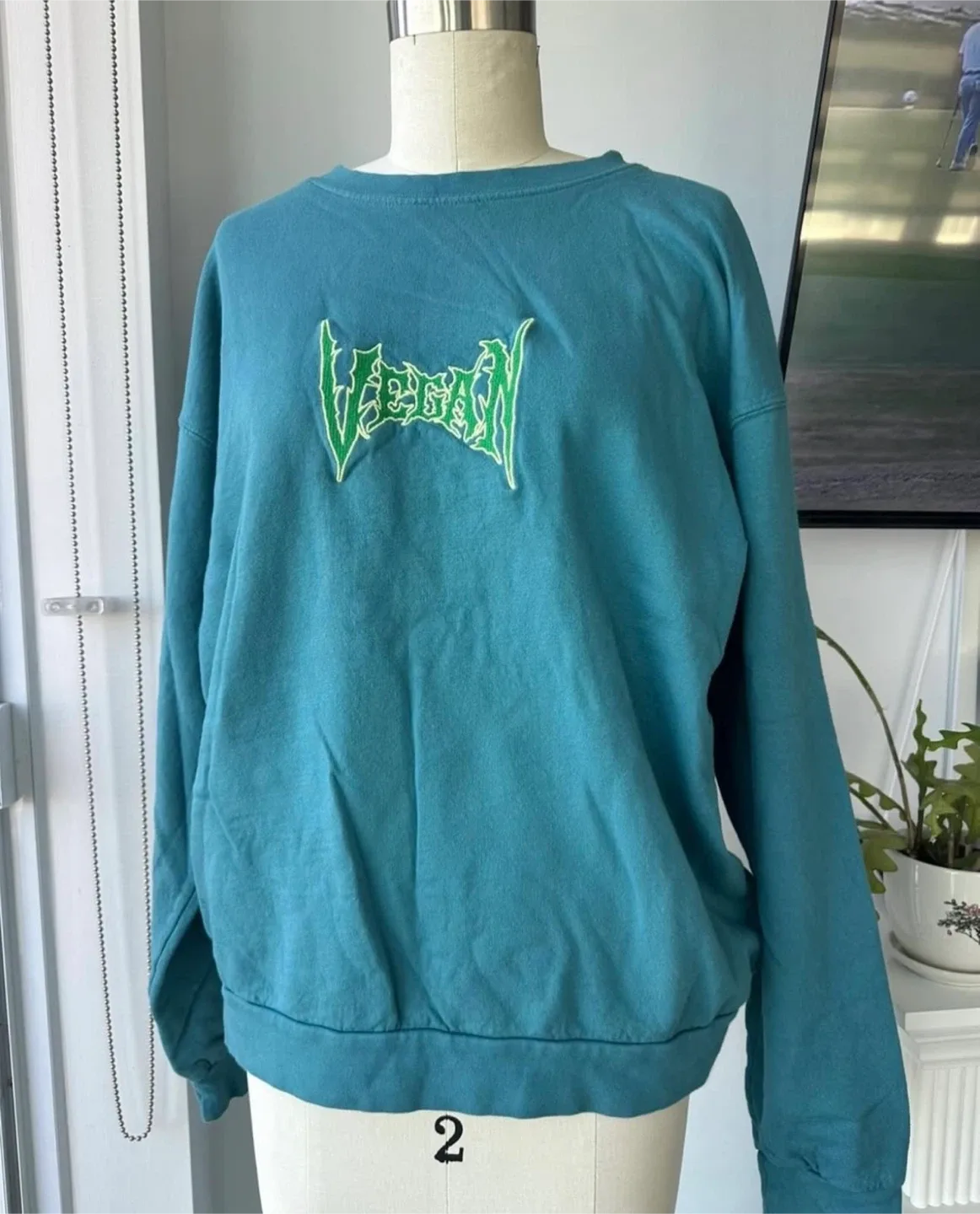 Urban outfitters VEGAN sweater size small thumbnail