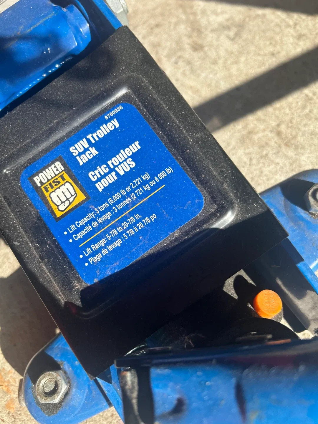 Power Fist 3 Ton SUV Trolley Jack image indicator(3)