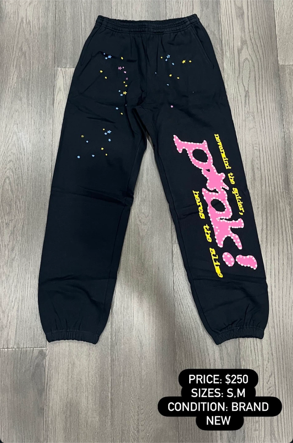 Pink! Spider Slime Hoodie & Sweatpants Set - Size S/M - photo 2