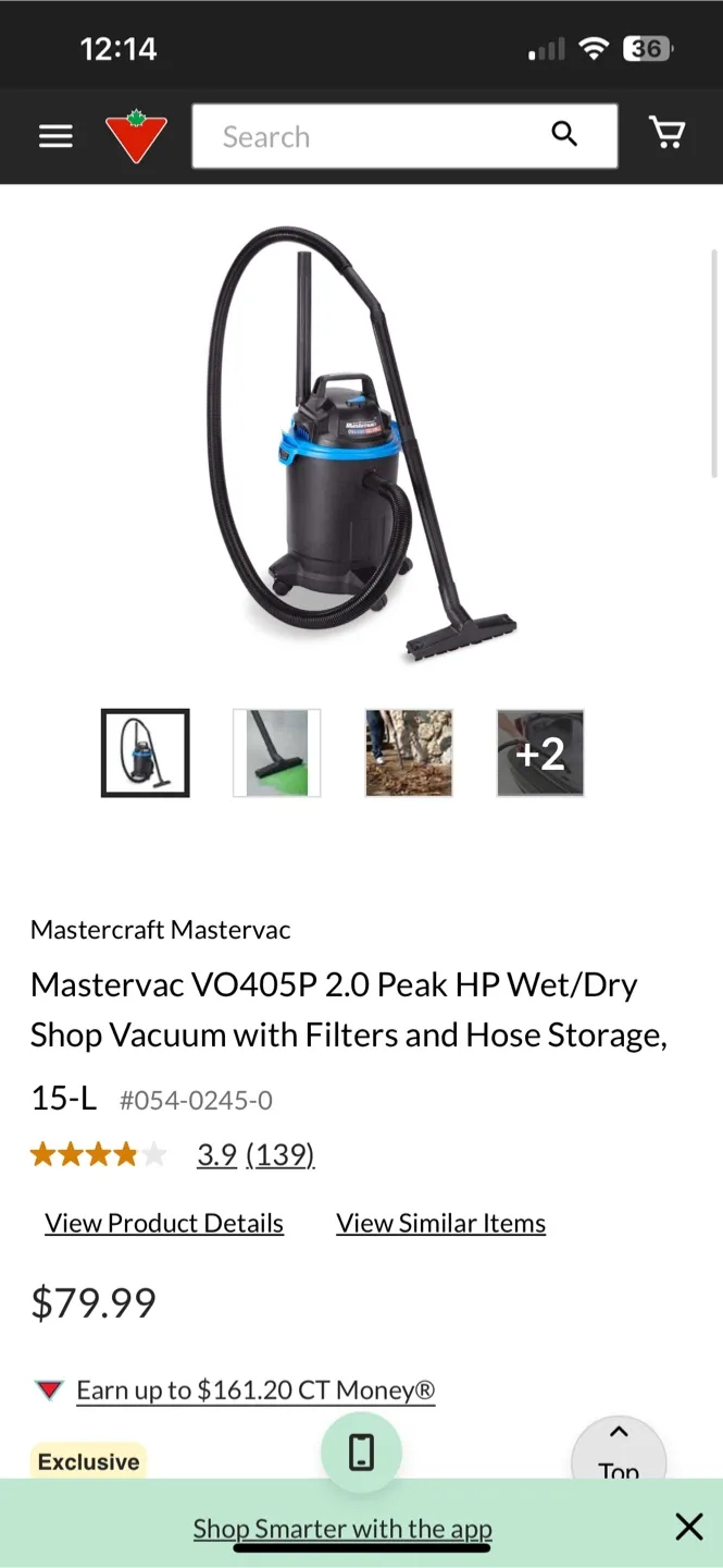 Mastervac VO405P 15L Wet/Dry Shop Vacuum image indicator(4)