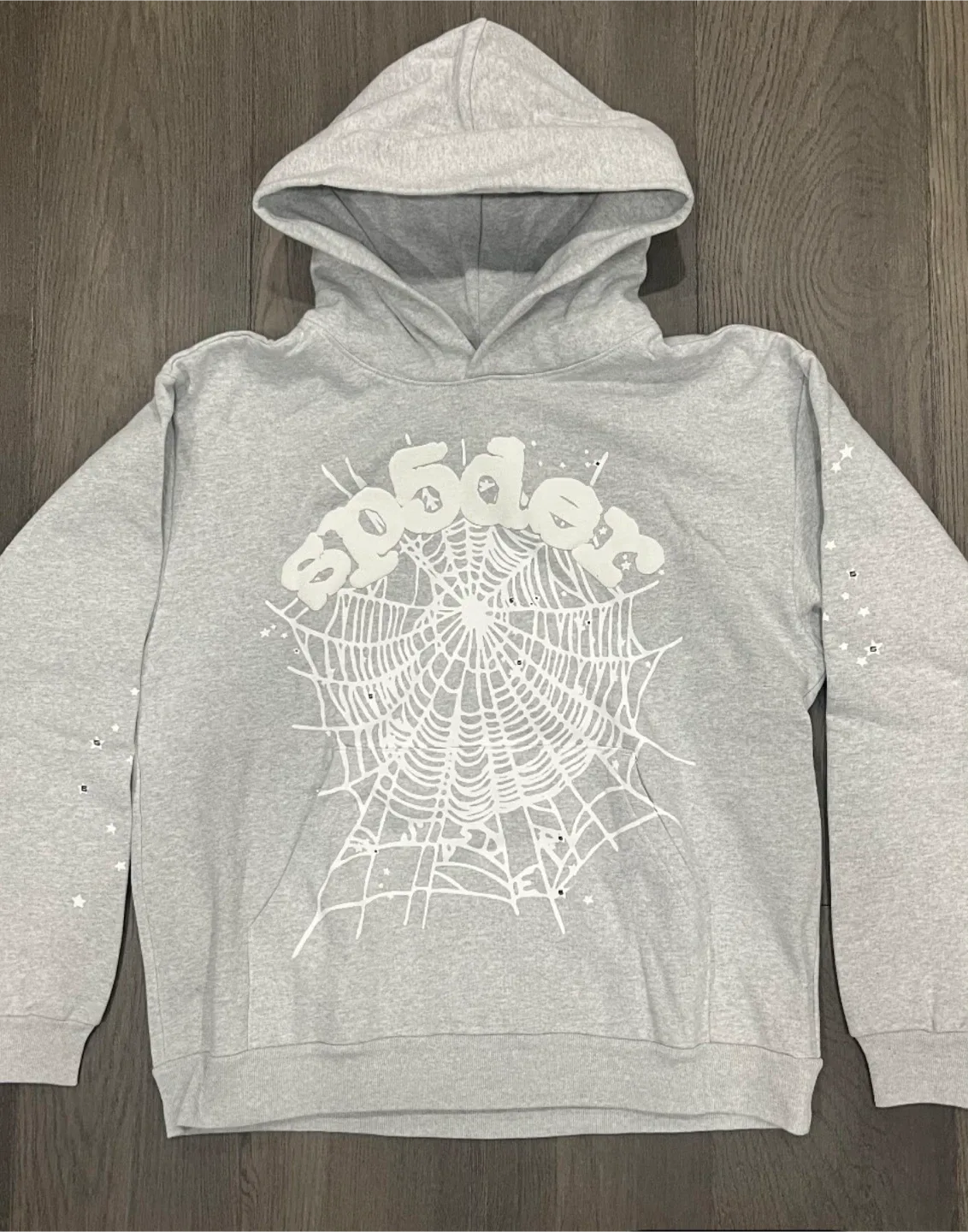 New Sp5der Grey Hoodie & Sweatpants Set - Size S thumbnail