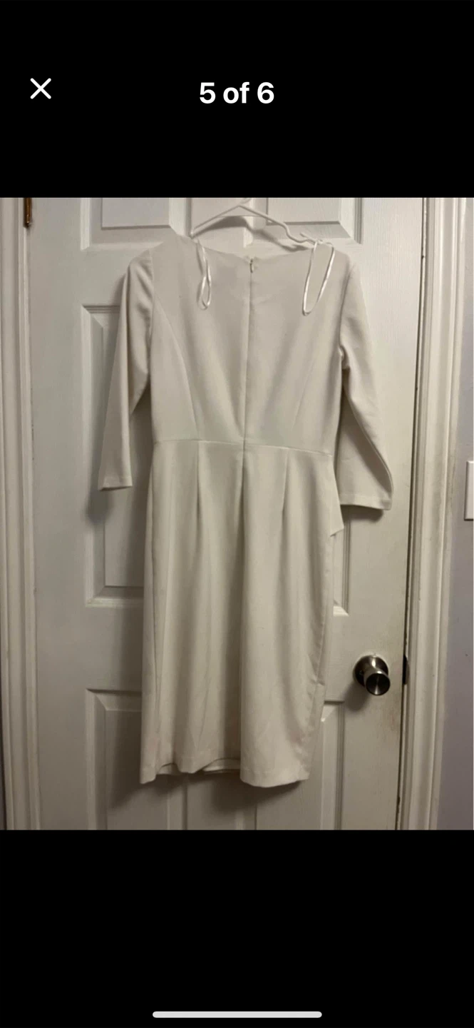 White Dress Vince Camuto size 6 - photo 5