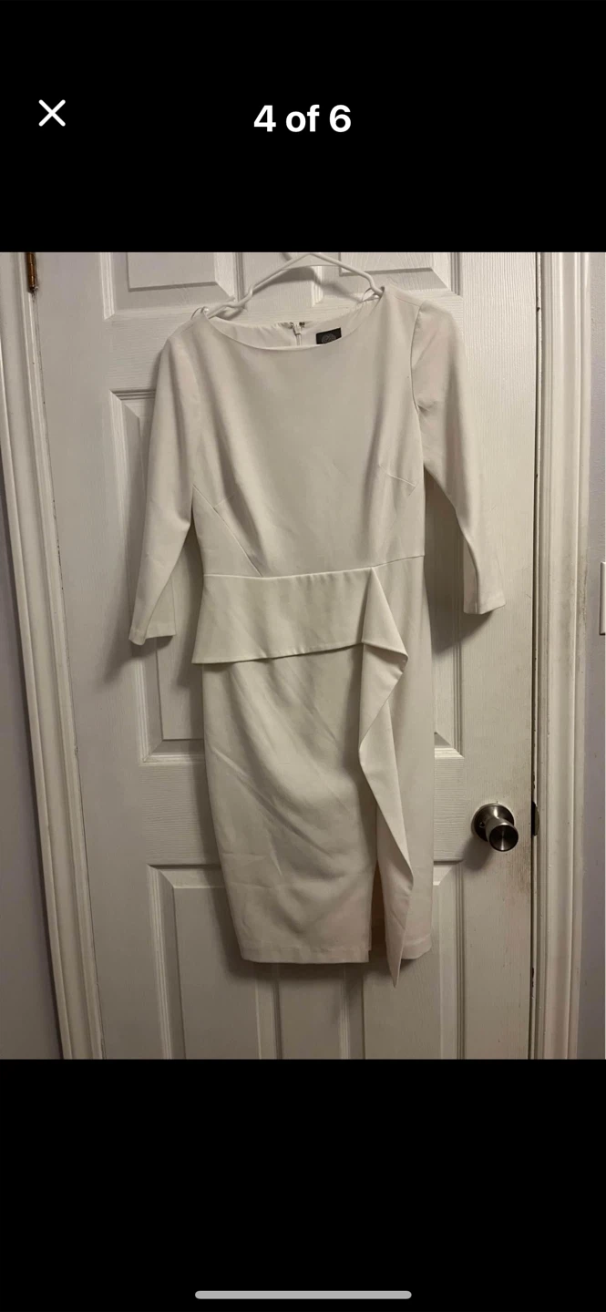 White Dress Vince Camuto size 6 - photo 4