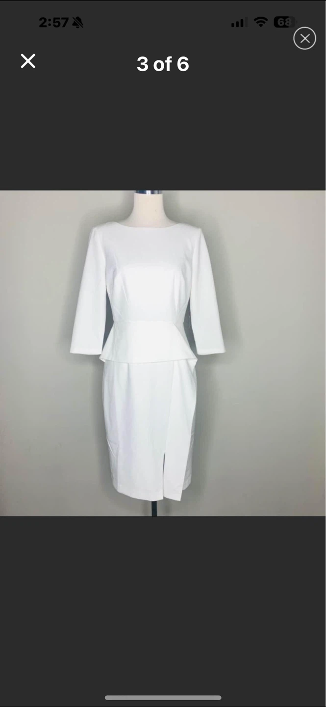 White Dress Vince Camuto size 6 - photo 3