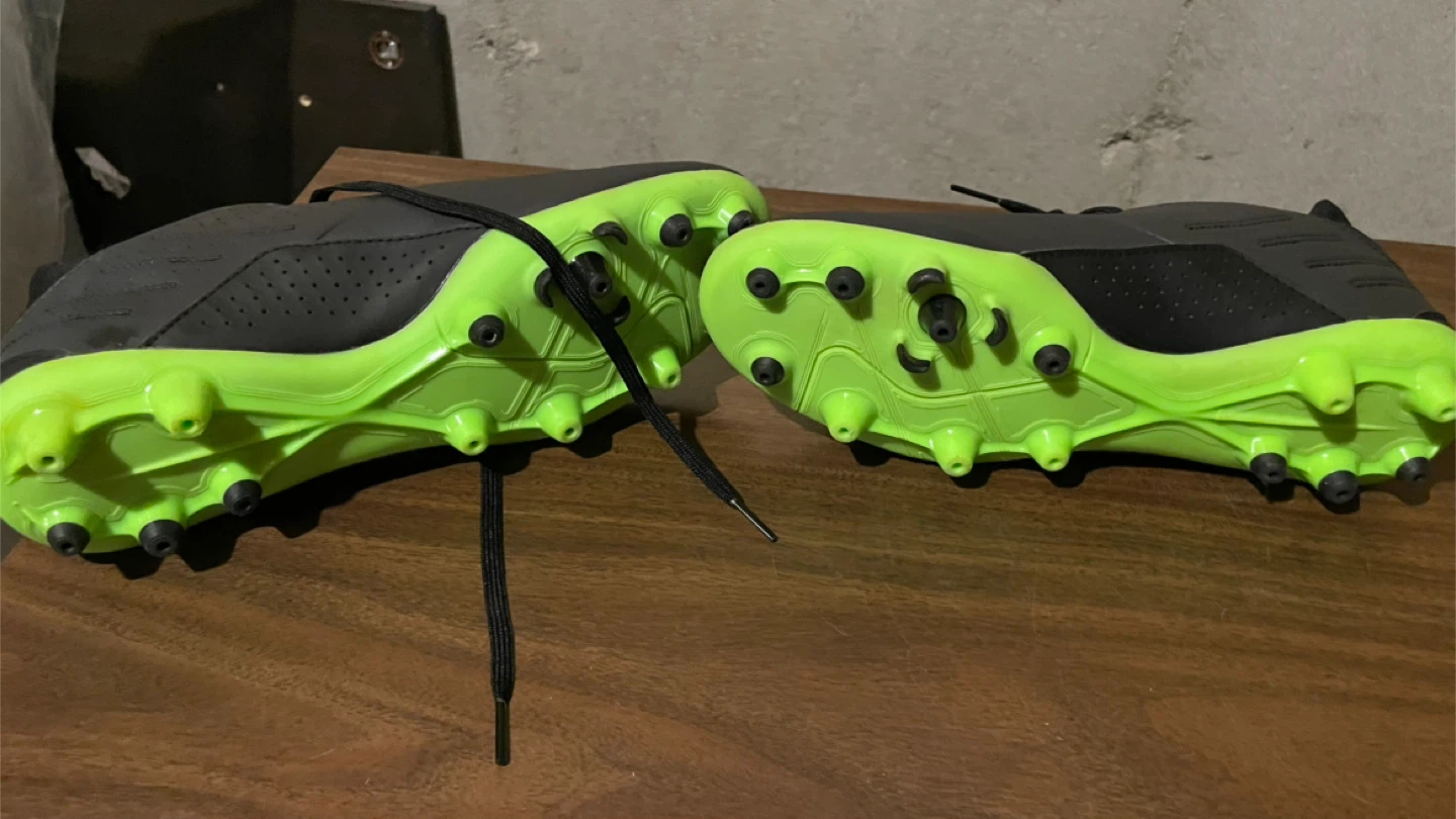 Black & Green Soccer Cleats - photo 2