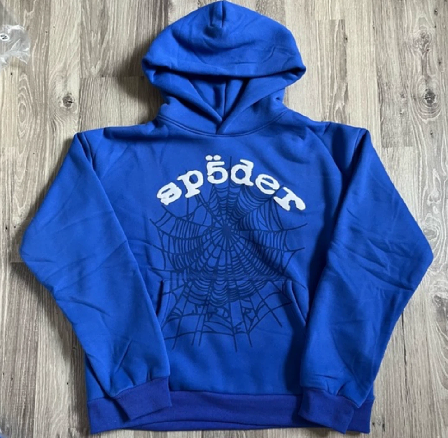 Sp5der Blue Hoodie